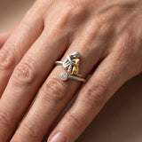L'Abbraccio Eterno - Anello Regolabile