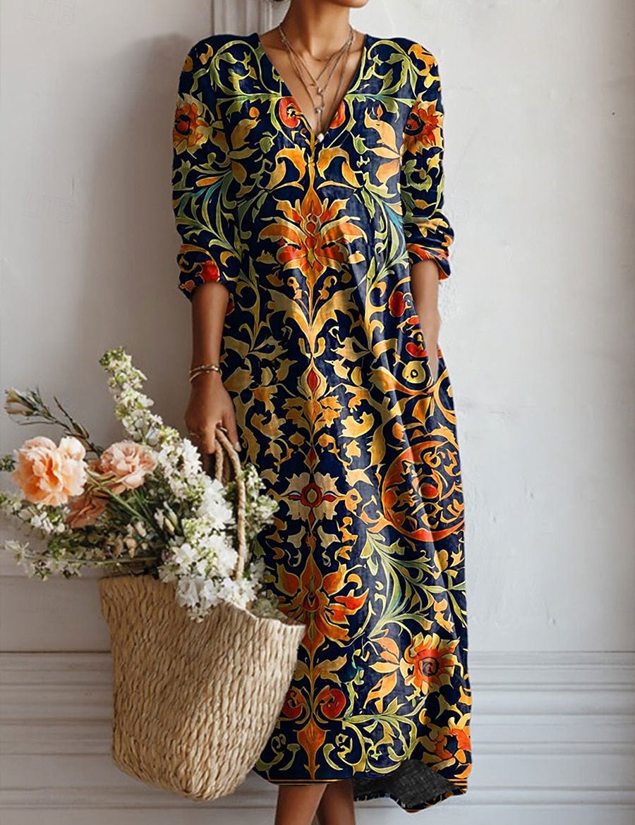 Abito maxi bohemien