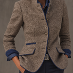 Joanne™ | Blazer Elegante con Profili a Contrasto