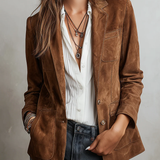 Blazer Vintage Marrone Donna