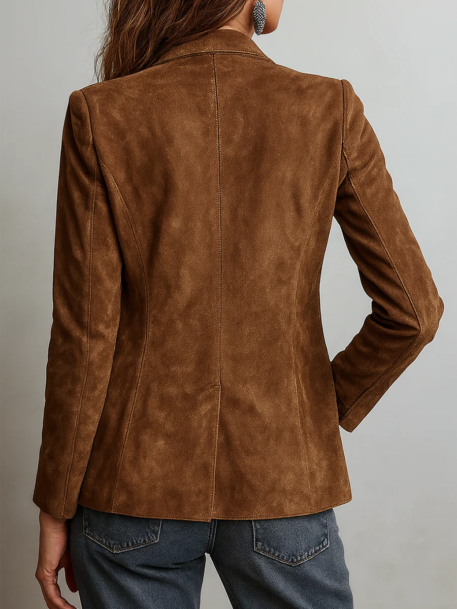 Blazer Vintage Marrone Donna