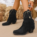 Calla | Stivali da Cowboy con Frange