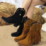 Calla | Stivali da Cowboy con Frange