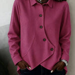 Camicia a Waffle Asimmetrica
