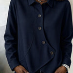 Camicia a Waffle Asimmetrica