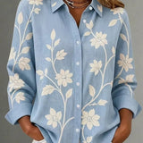 Camicia con Stampa Floreale