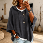 Camille | Maglione Poncho Antracite