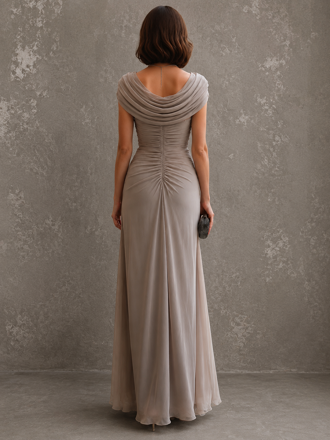 Eugenia – Abito Lungo Elegante Drappeggiato