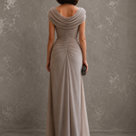 Eugenia – Abito Lungo Elegante Drappeggiato
