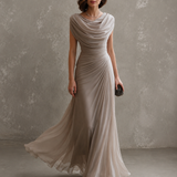 Eugenia – Abito Lungo Elegante Drappeggiato