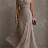 Eugenia – Abito Lungo Elegante Drappeggiato