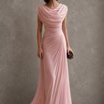 Eugenia – Abito Lungo Elegante Drappeggiato