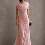 Eugenia – Abito Lungo Elegante Drappeggiato