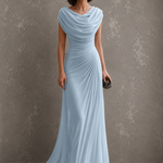 Eugenia – Abito Lungo Elegante Drappeggiato