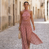 Giusta – Completo Due Pezzi con Scollo all'Americana