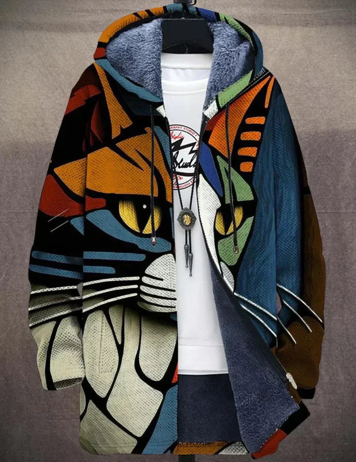 Jindalee™ | Cardigan Lussuoso dall'Ispirazione Artistica