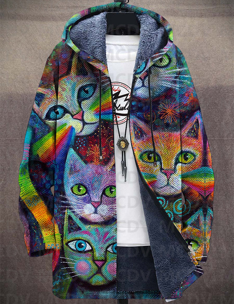 Kalanos™ | Cardigan Lussuoso dall'Ispirazione Artistica