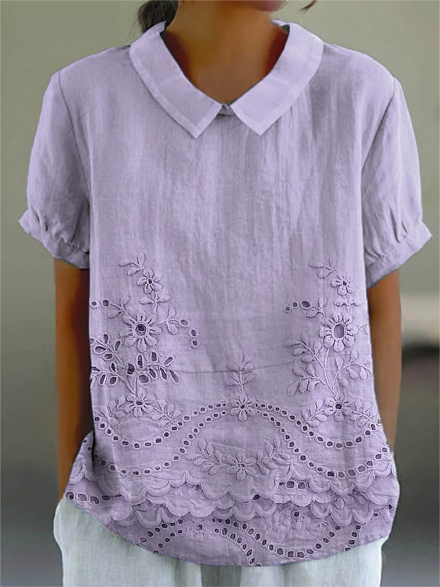 Lily | Camicia Ricamata