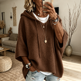 Louise | Pull Poncho Marrone