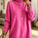 Maglione a Collo Alto Rilassato