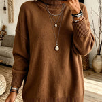 Maglione a Collo Alto Rilassato