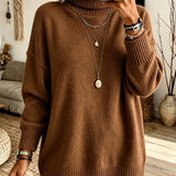 Maglione a Collo Alto Rilassato
