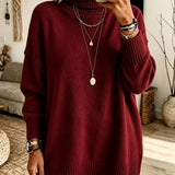Maglione a Collo Alto Rilassato