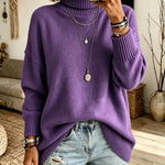 Maglione a Collo Alto Rilassato