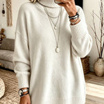 Maglione a Collo Alto Rilassato