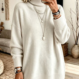 Maglione a Collo Alto Rilassato