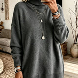 Maglione a Collo Alto Rilassato
