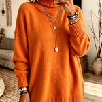 Maglione a Collo Alto Rilassato