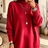 Maglione a Collo Alto Rilassato