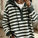 Maglione a Costine con Cappuccio