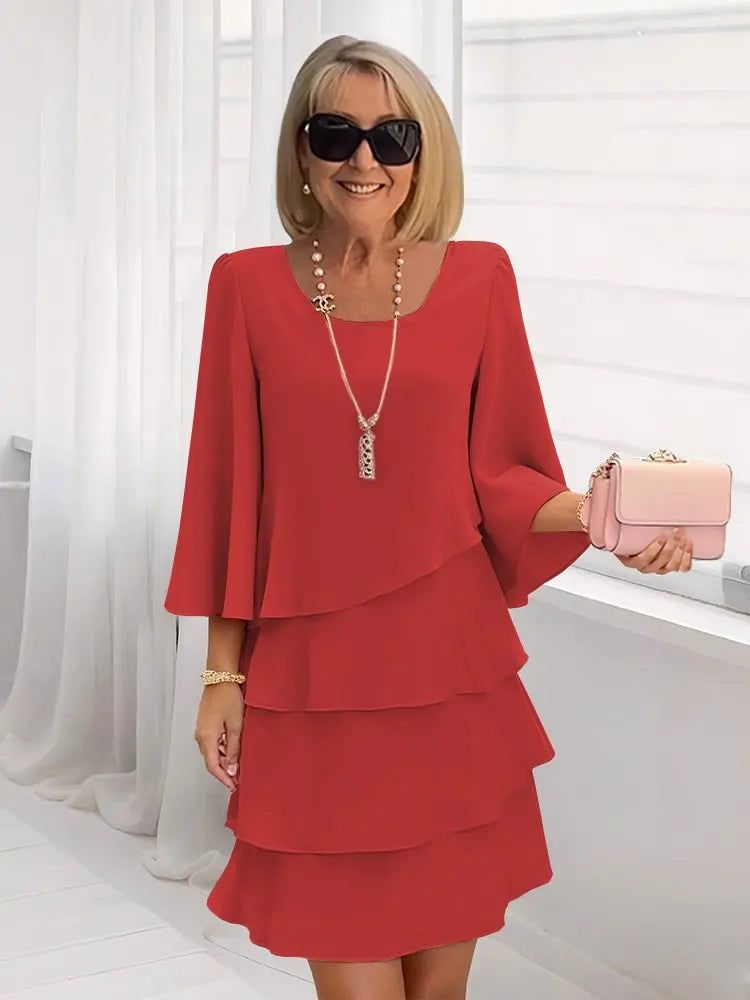 Orietta – Abito Elegante con Volant