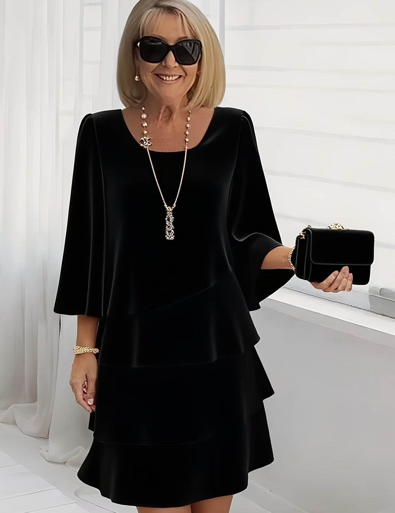 Orietta – Abito Elegante con Volant
