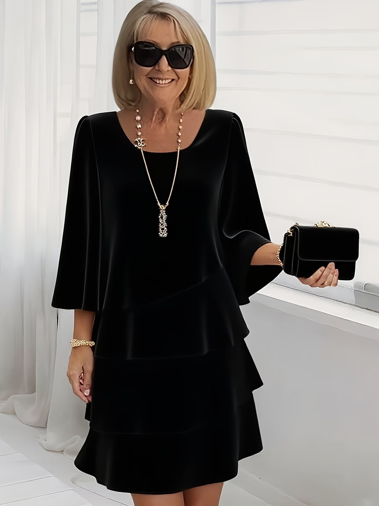 Orietta – Abito Elegante con Volant