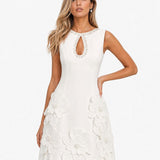 Pamela – Mini Abito Elegante Smanicato con Cut-out