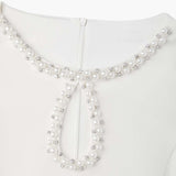 Pamela – Mini Abito Elegante Smanicato con Cut-out
