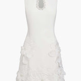 Pamela – Mini Abito Elegante Smanicato con Cut-out