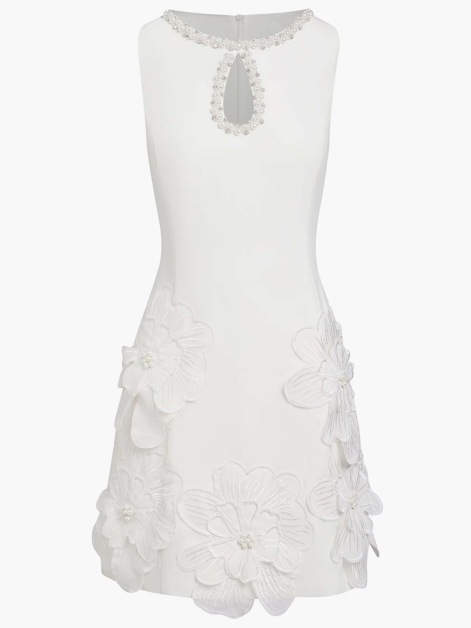 Pamela – Mini Abito Elegante Smanicato con Cut-out