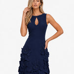Pamela – Mini Abito Elegante Smanicato con Cut-out