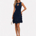 Pamela – Mini Abito Elegante Smanicato con Cut-out