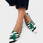 Riane™ | Mocassini Zebra Verdi