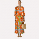 Robe charmante Alba con stampa floreale