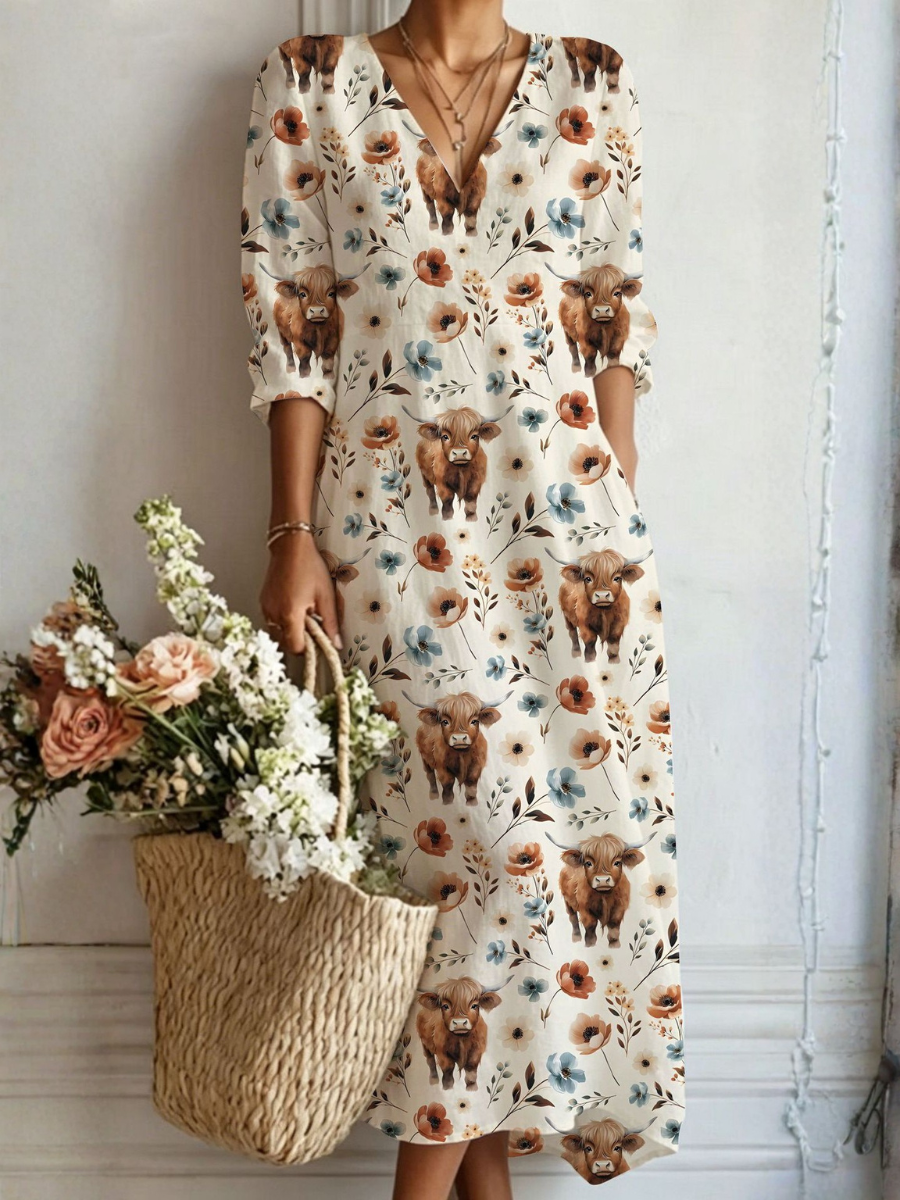 Robe maxi bohémien Milou