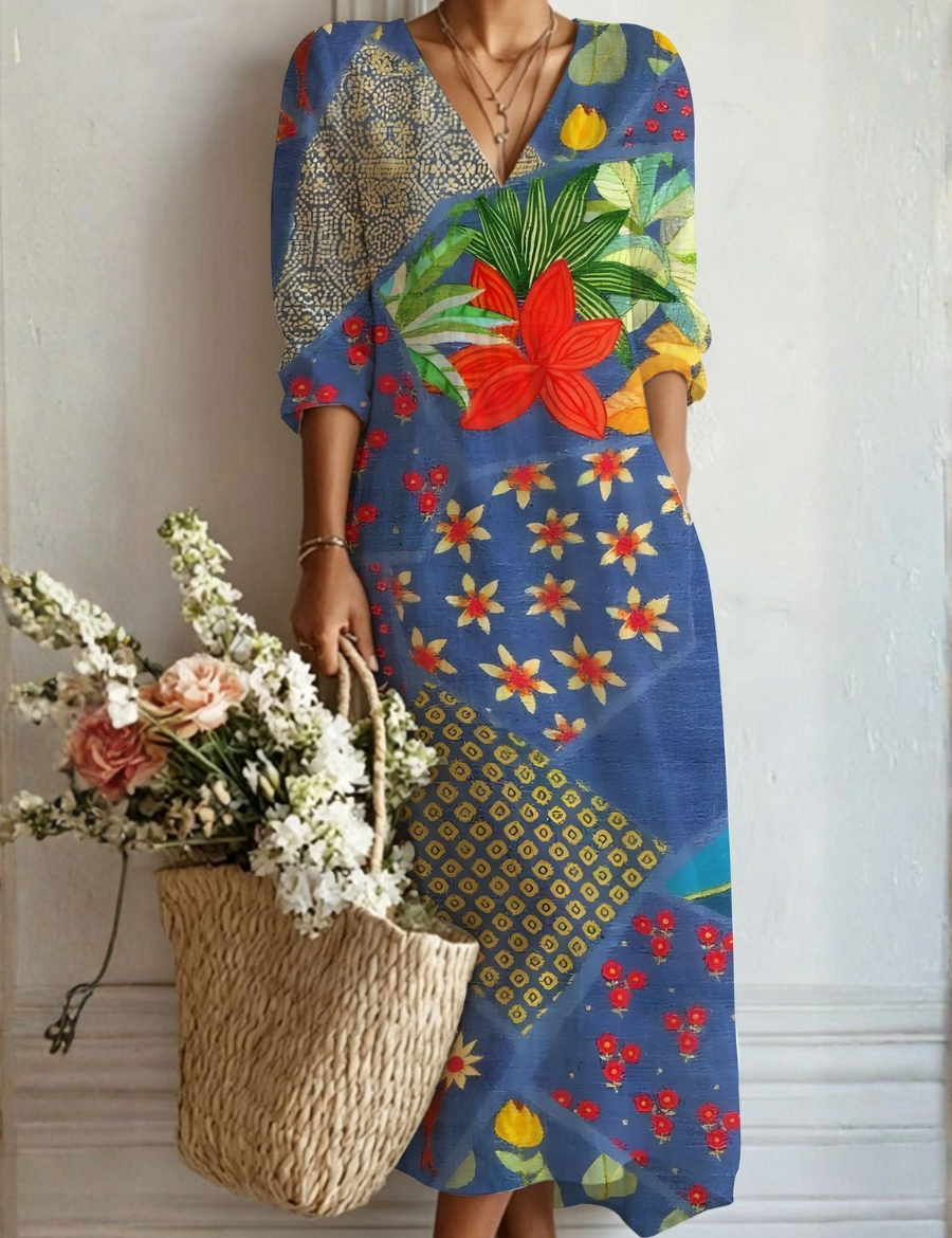 Robe maxi bohémienne Julia