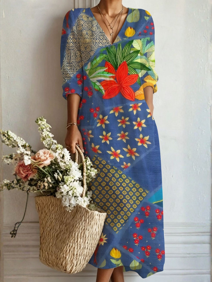 Robe maxi bohémienne Julia