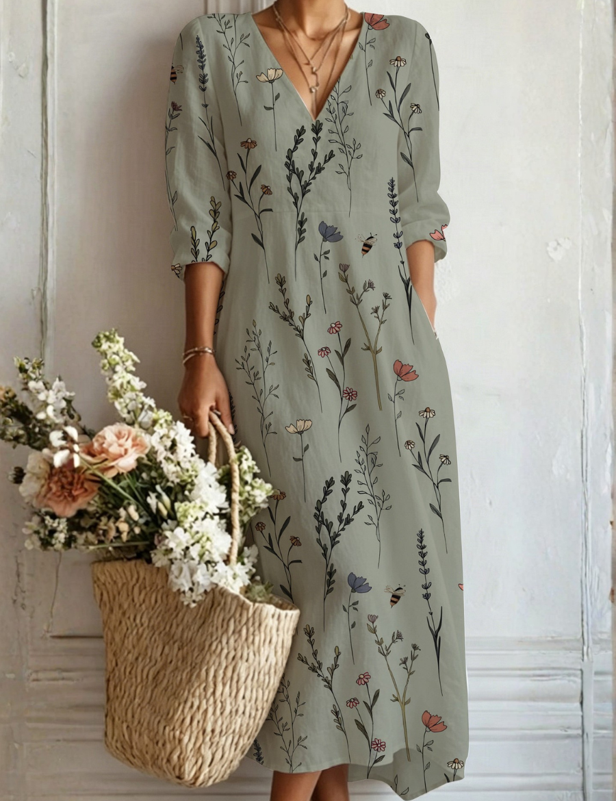 Robe maxi bohémienne Merel