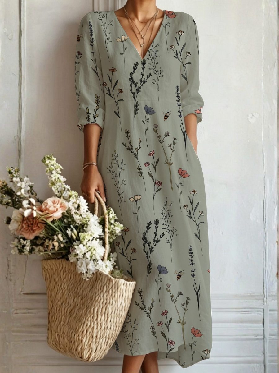 Robe maxi bohémienne Merel